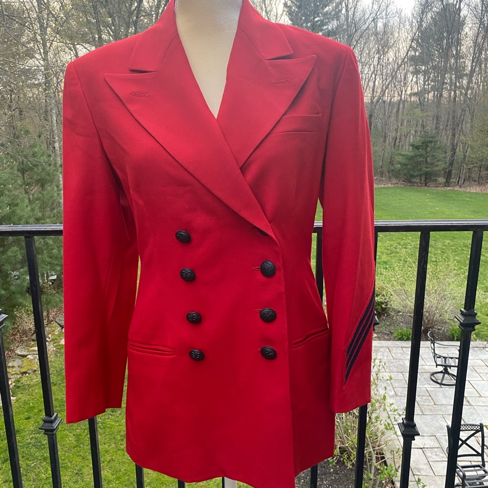 Ralph Lauren Wool Military Blazer Sz4